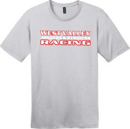 Mens Perfect Weight Soft Combed Ring Spun Cotton Tee, Silver